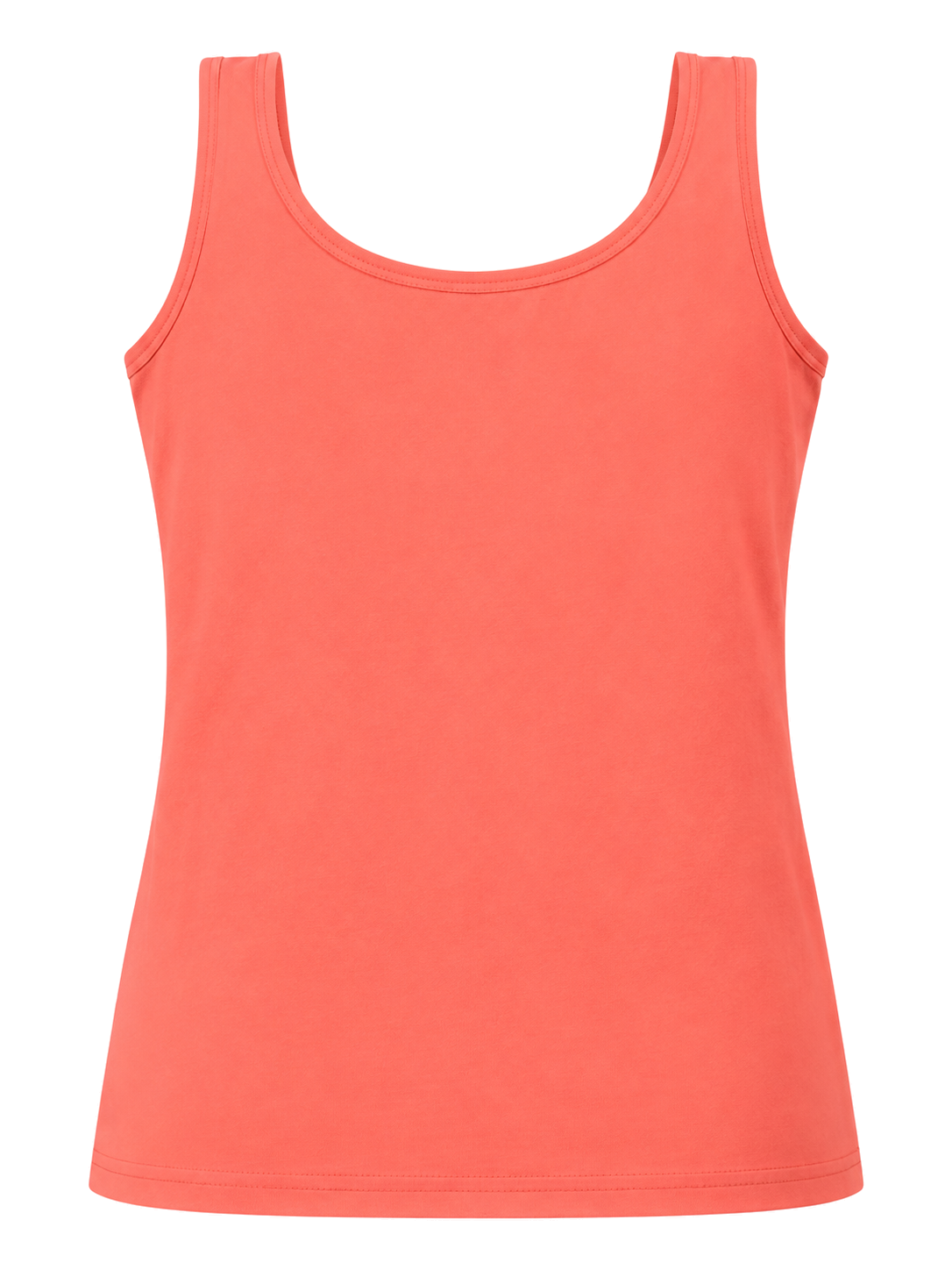 Coral Plum-Button Cami back ghost mannequin